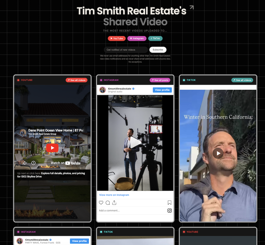 Shared Video example